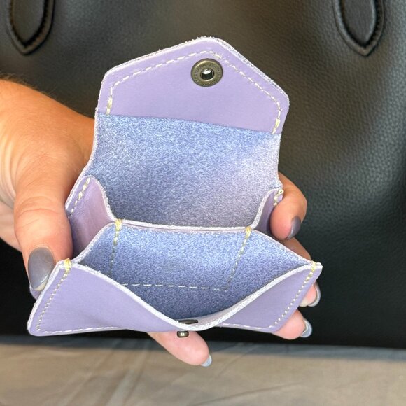 Portland Leather, Lovebug Wallet, Lavender, NWOT - Picture 3 of 4